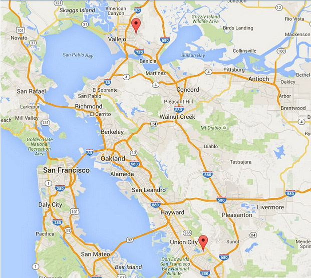 Map of Clinical Operations Jobs in Silicon Valley