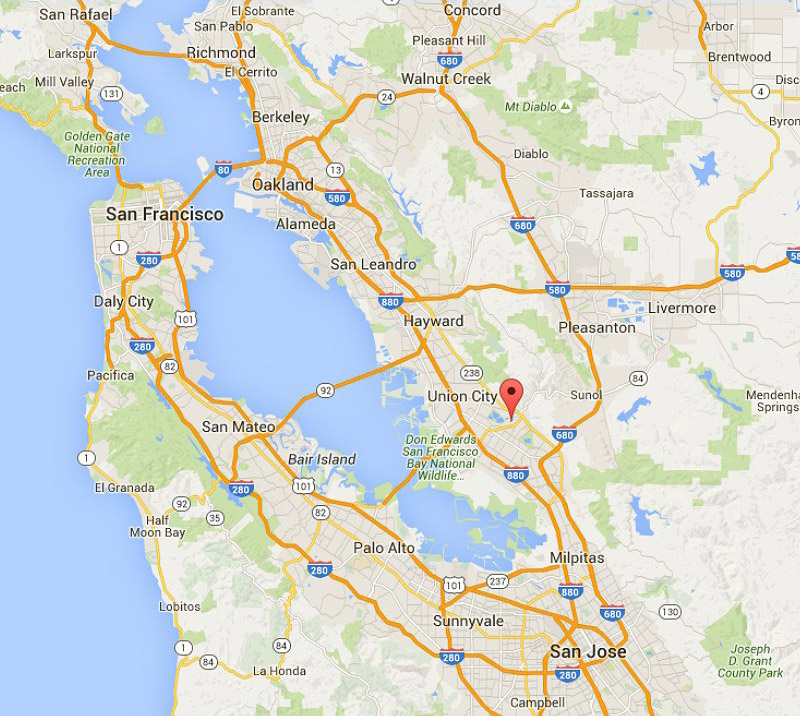 Map of IT Project Manager Jobs in Silicon Valley