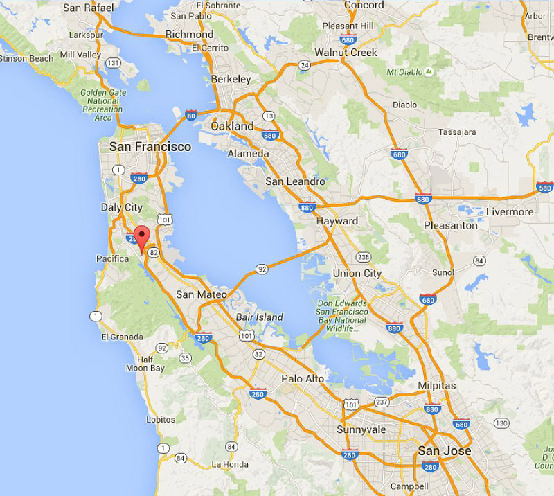 Map of Data Analyst Jobs in Silicon Valley